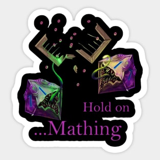 Dob and Bob Hold on Mathing Sticker